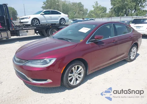 2015 Chrysler 200 Limited z USA, uszkodzony, nr VIN 1C3CCCAB7FN603307